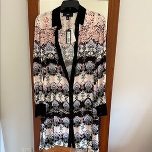 Elegant Long Sleeve Patterned Dress